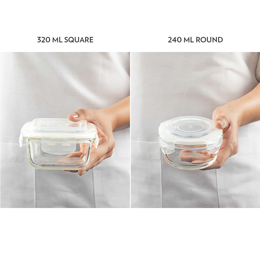 Alfa Blue Universal Glass Lunch Box - Image 5