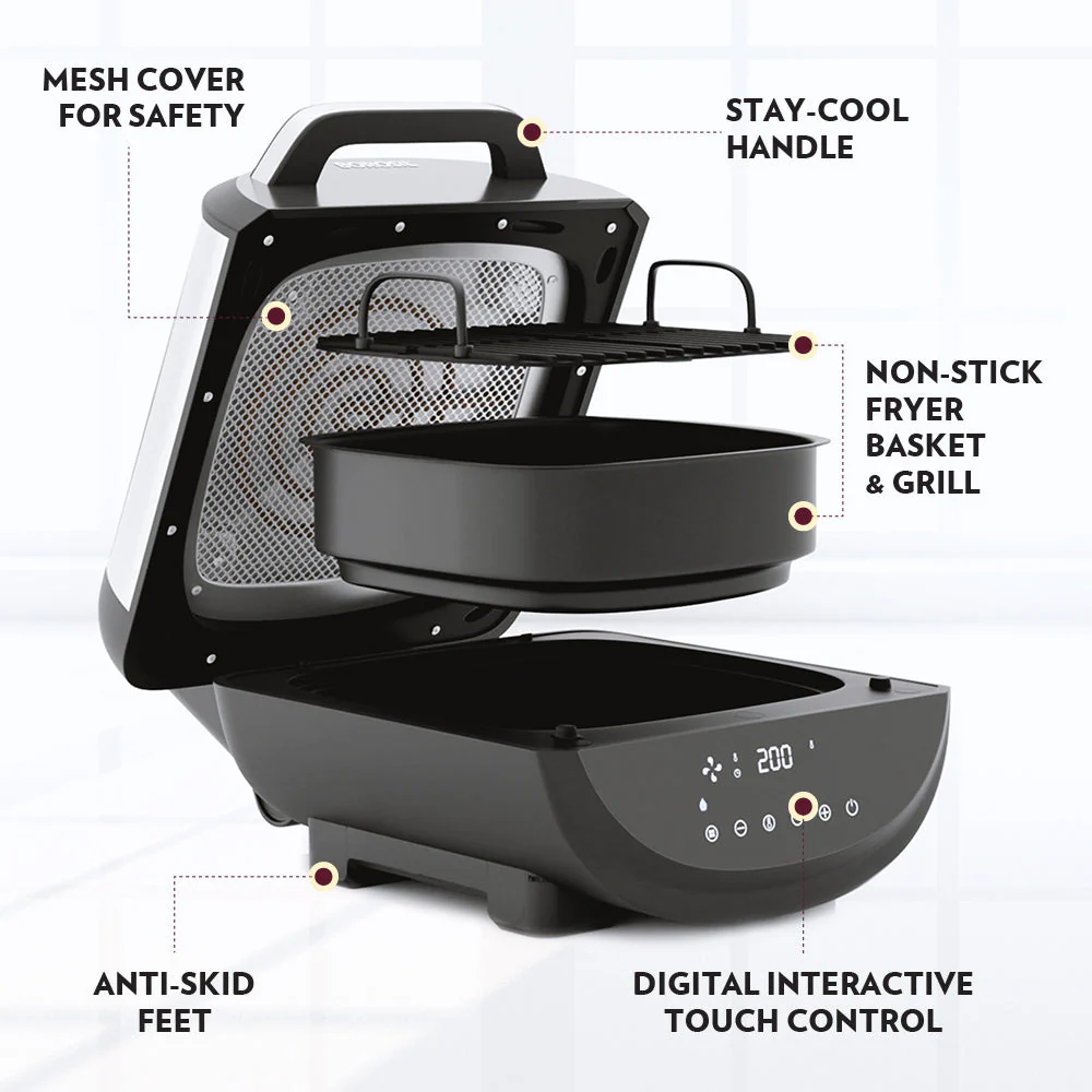 Digital Air FryerWith Touch Controls for Oil-Free Cooking - Image 10