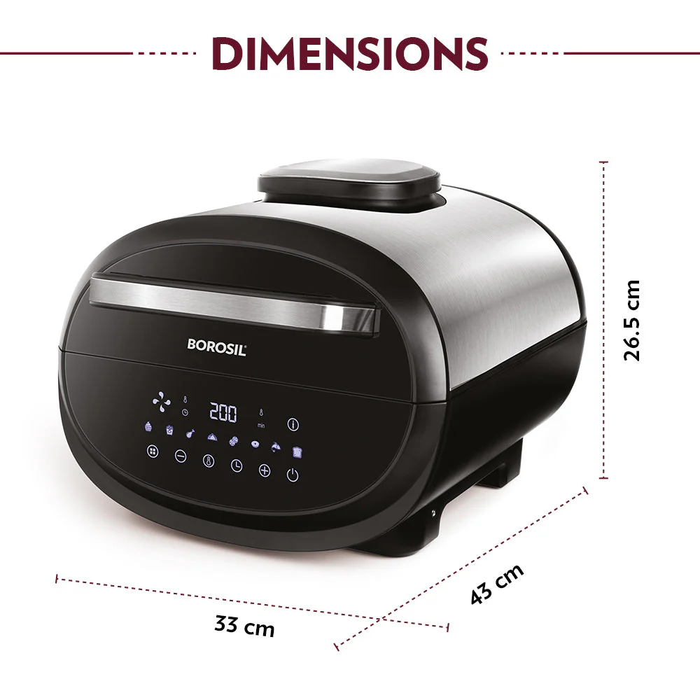 Digital Air FryerWith Touch Controls for Oil-Free Cooking - Image 4