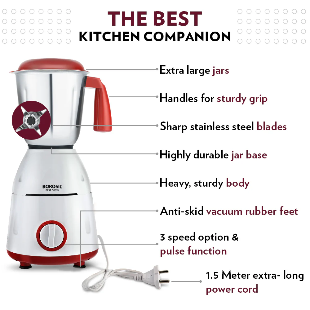 Powerful Mixer Grinder for Everyday Kitchen Use - Image 3