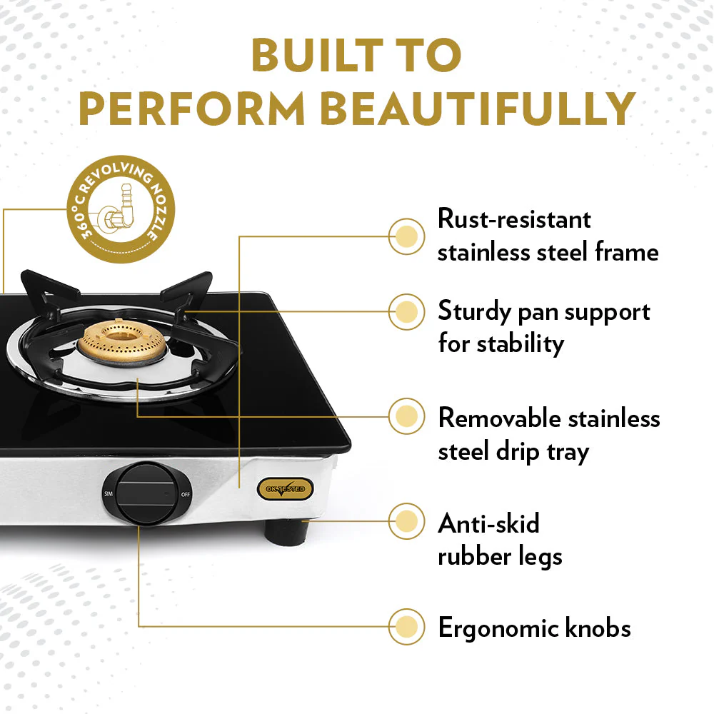 Blaze Glass-top Gas stove - Image 6
