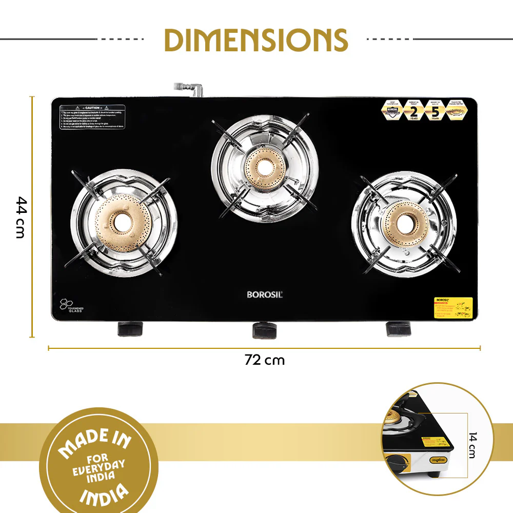 Blaze Glass-top Gas stove - Image 3