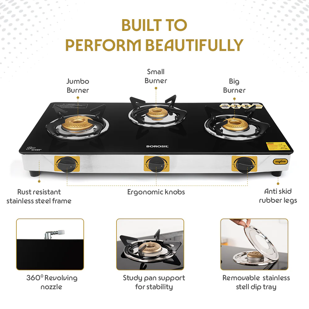 Blaze Glass-top Gas stove - Image 5