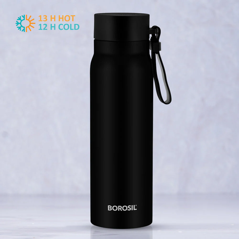 Bliss Bottle, Black, 500 ml - Personalised - Image 2