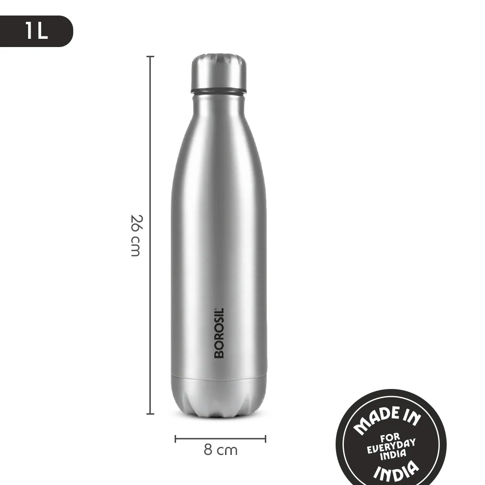 Bolt Single Wall Stainless Steel Bottle - Image 3