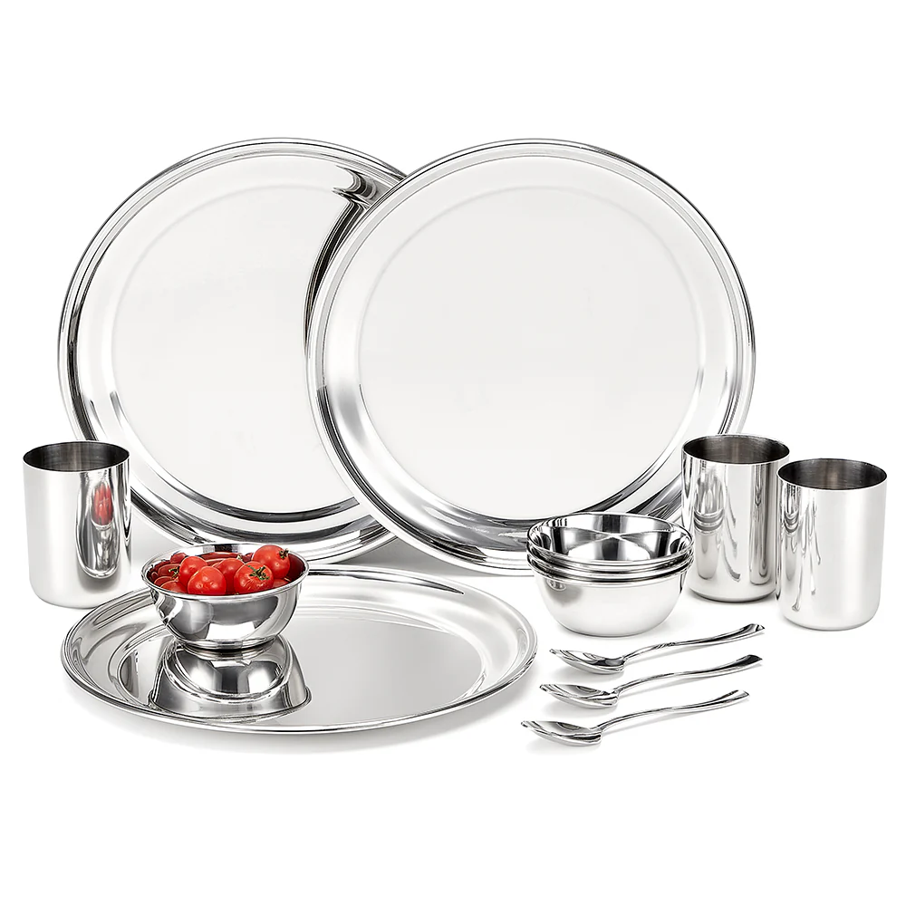 Borosil 24-piece Stainless Steel Dinner Set - Image 7