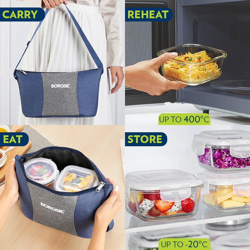 Alora Daisy Universal Glass Lunch Box - Image 8