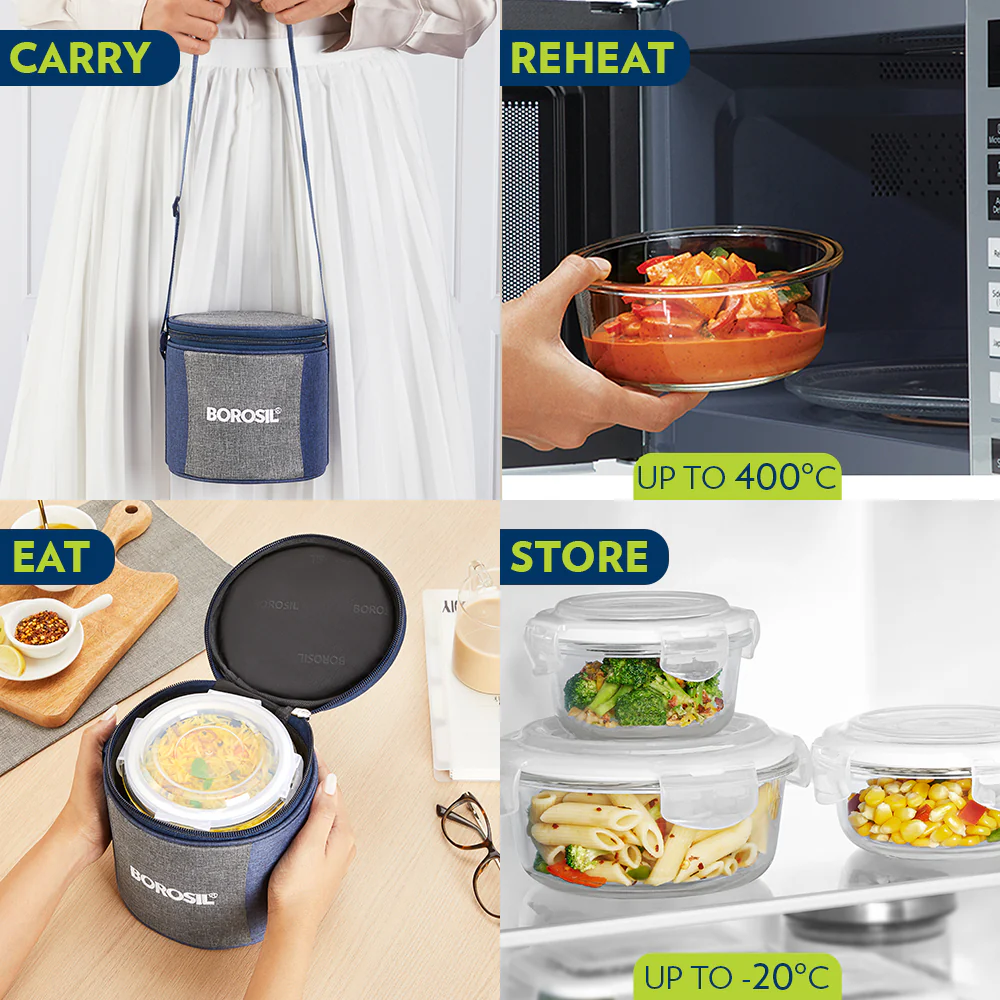 Alora Round Glass Lunch Box - Image 8