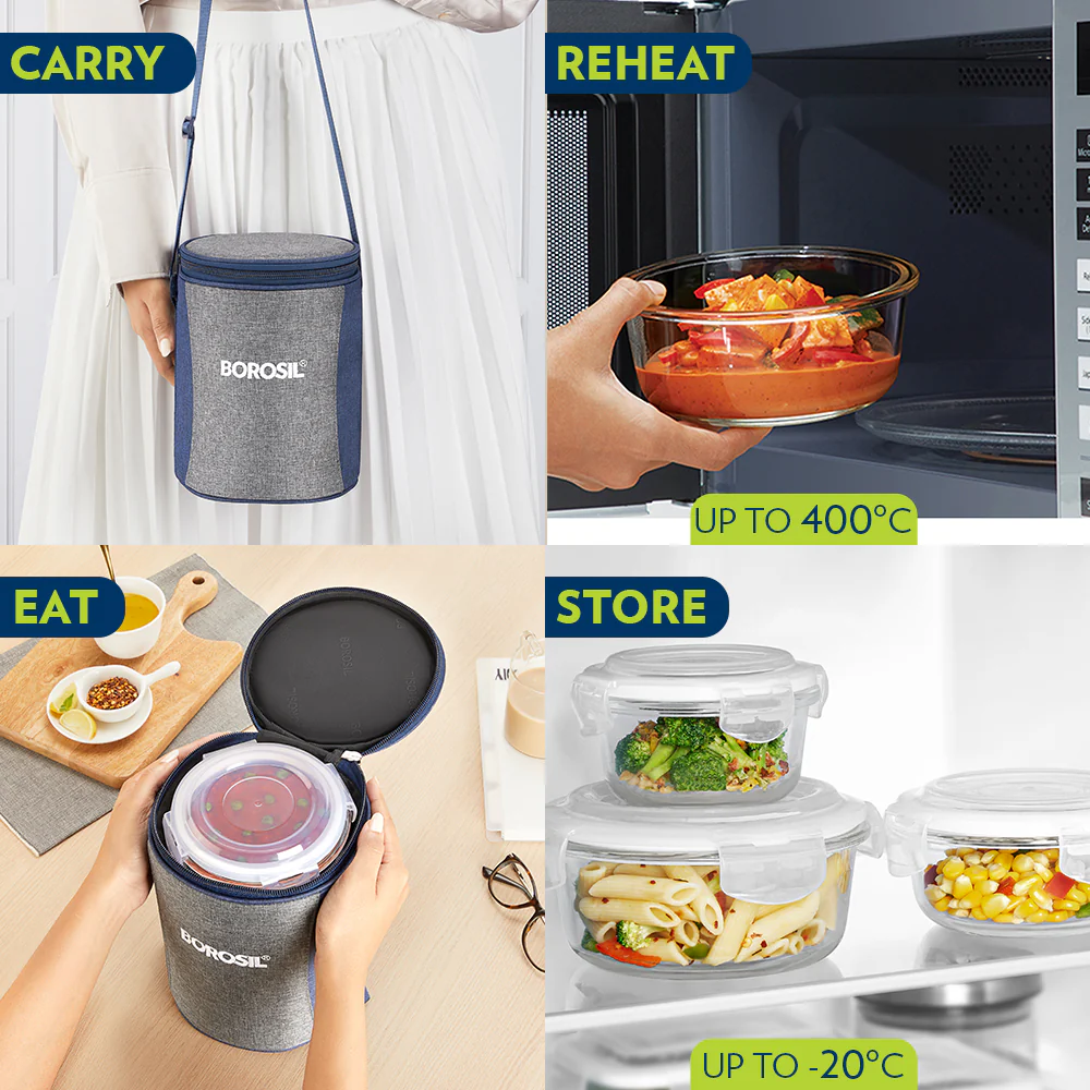 Alora Round Glass Lunch Box - Image 8