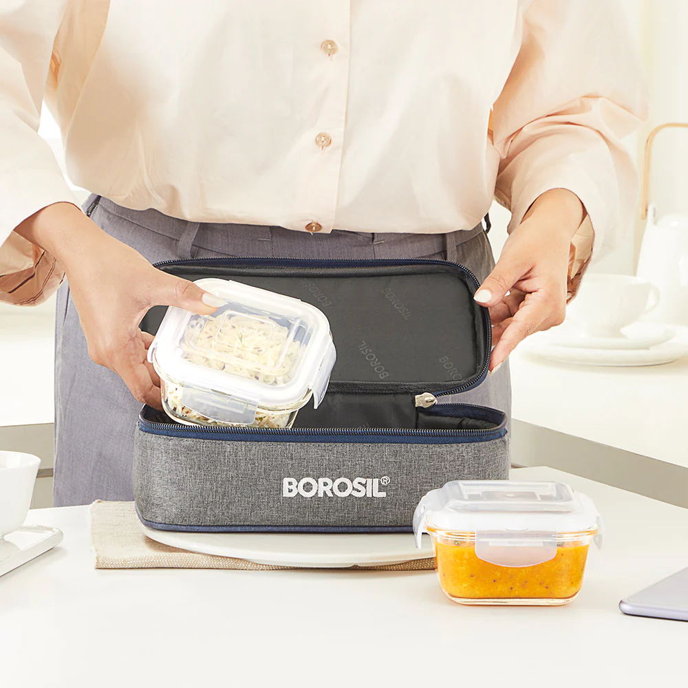 Alora Square Glass Lunch Box - Image 4