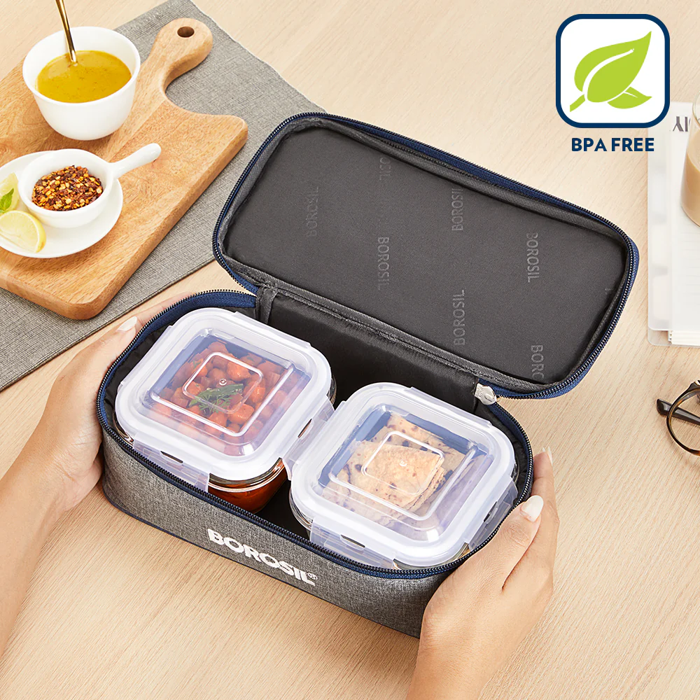 Alora Square Glass Lunch Box - Image 6