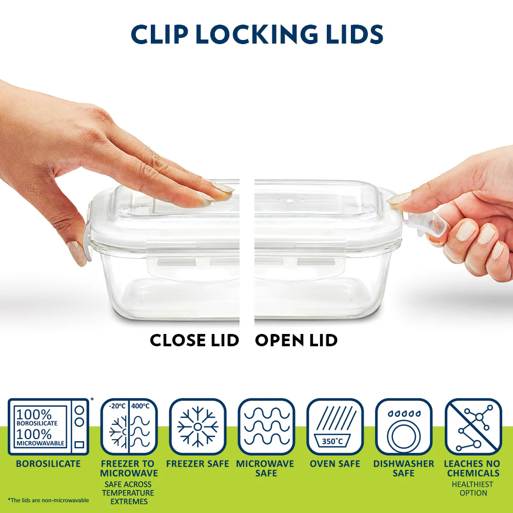 Alora Square Glass Lunch Box - Image 7