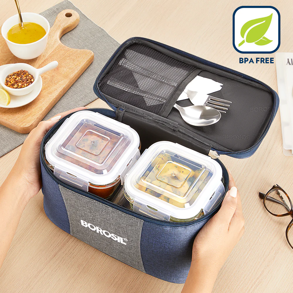 Alora Square Glass Lunch Box - Image 6