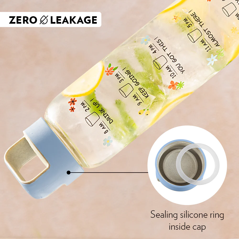 AM PM Clear Glass Bottle - Image 5