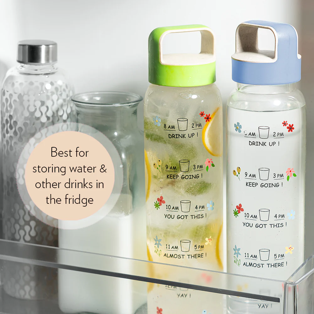 AM PM Clear Glass Bottle - Image 6
