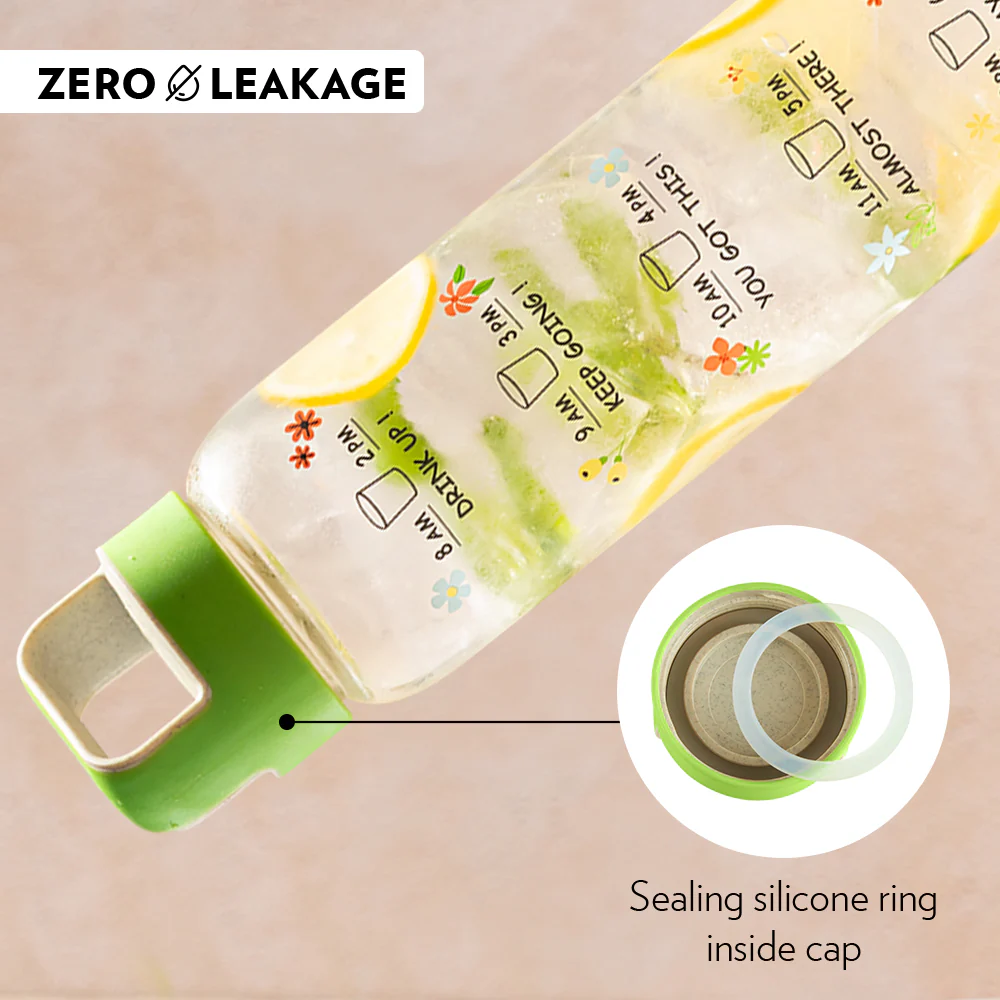 AM PM Clear Glass Bottle - Image 5