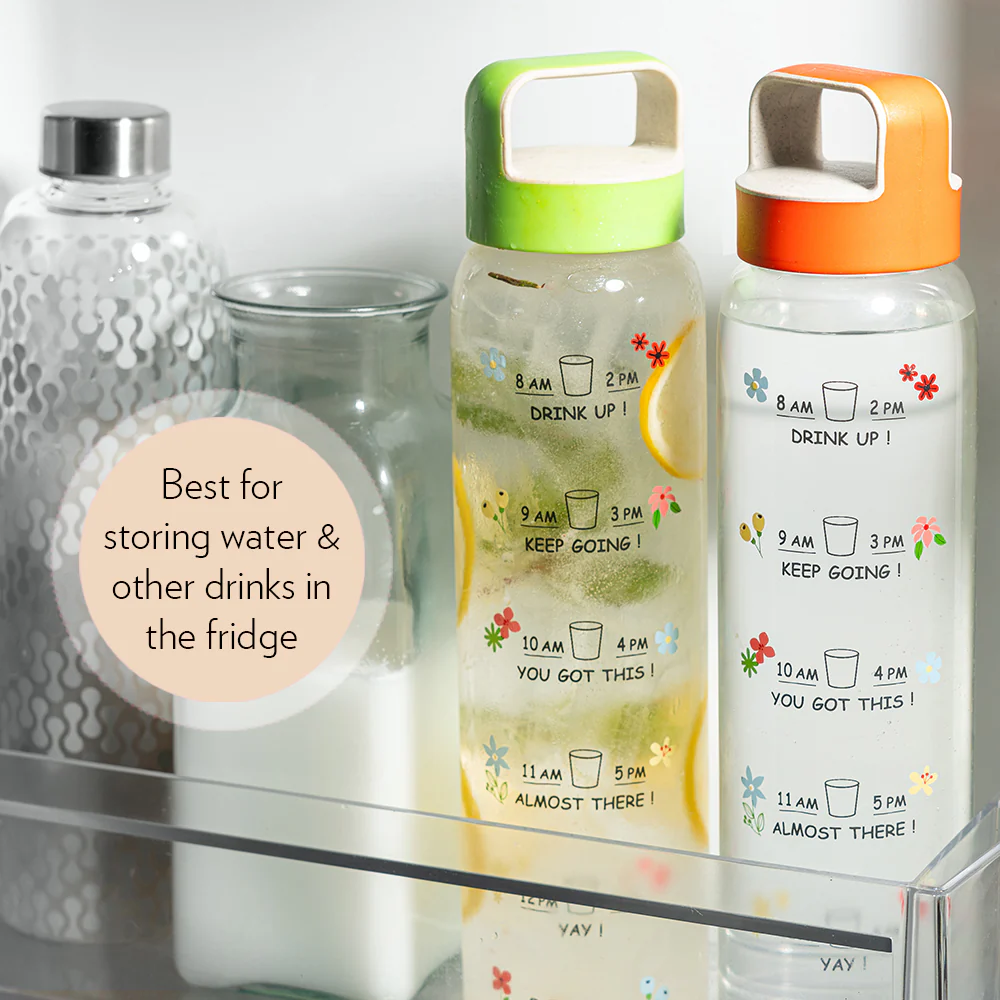 AM PM Clear Glass Bottle - Image 6