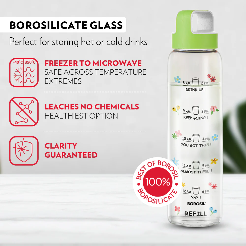 AM PM Clear Glass Bottle - Image 7
