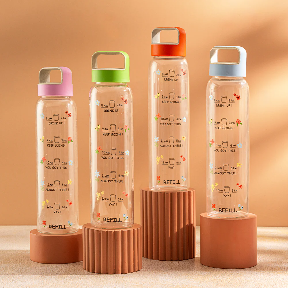 AM PM Clear Glass Bottle - Image 9