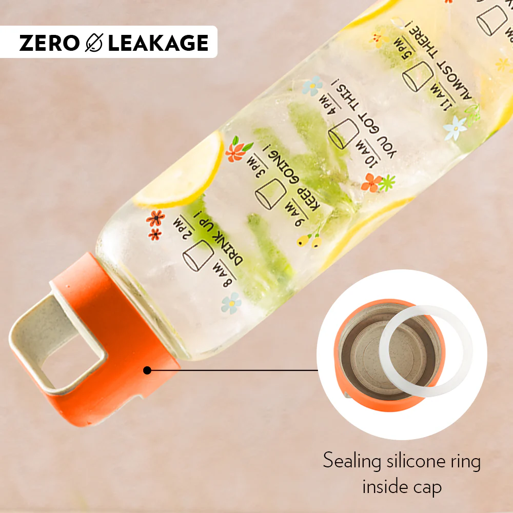 AM PM Clear Glass Bottle - Image 6