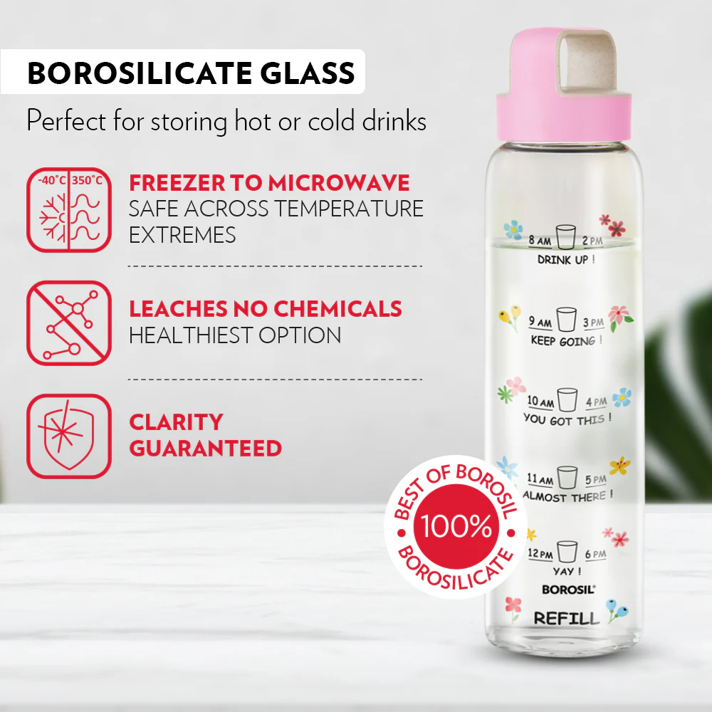 AM PM Clear Glass Bottle - Image 7
