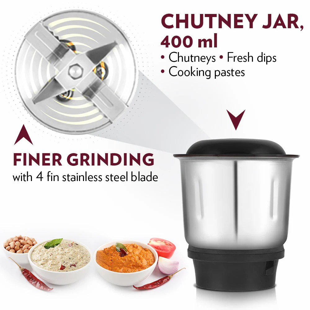 Powerful Mixer Grinder – Blue | Multi-Purpose Kitchen Appliance - Image 5