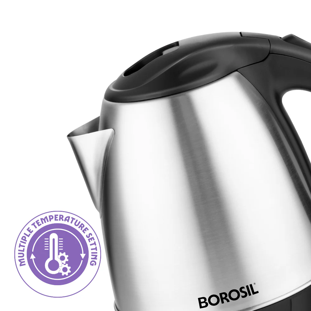 Bioluxe Variable Stainless Steel Electric Kettle - Image 2