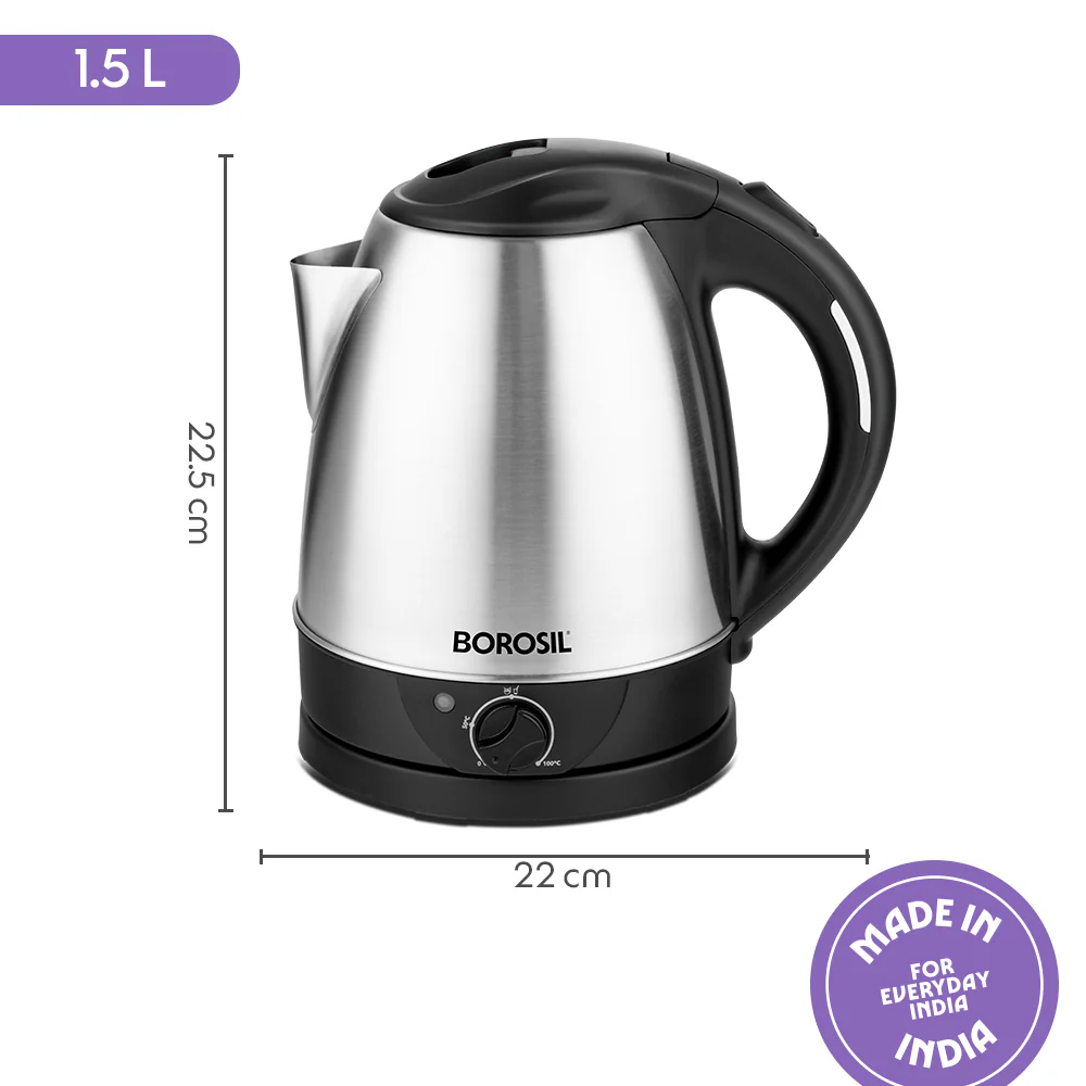 Bioluxe Variable Stainless Steel Electric Kettle - Image 3