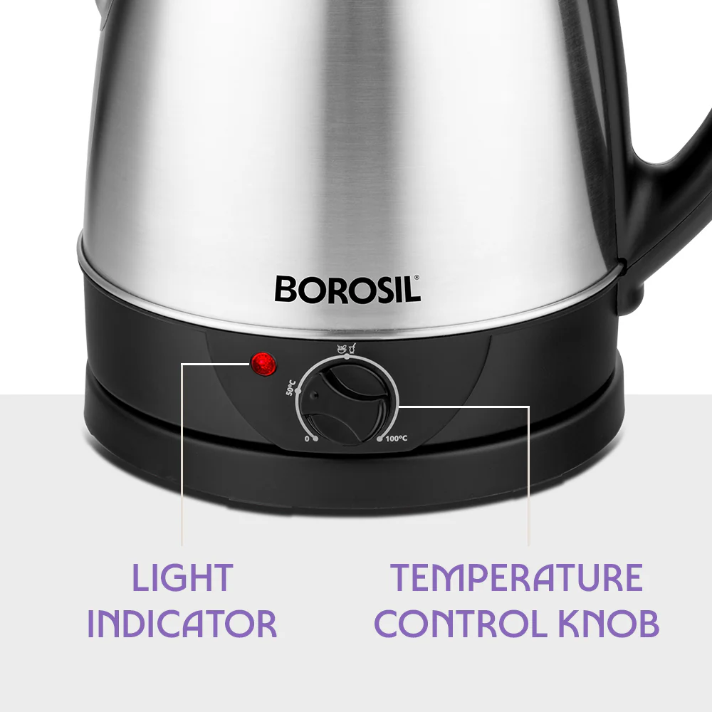 Bioluxe Variable Stainless Steel Electric Kettle - Image 4