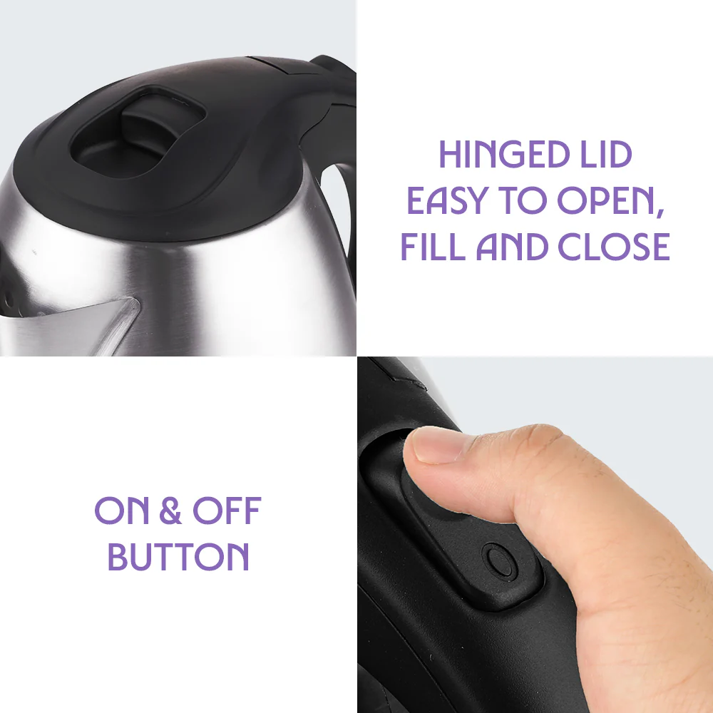 Bioluxe Variable Stainless Steel Electric Kettle - Image 7