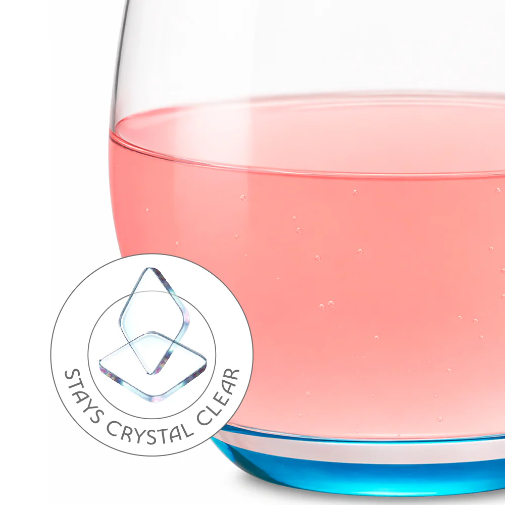 Bliss Glass Tumbler Set, Blue - Image 2