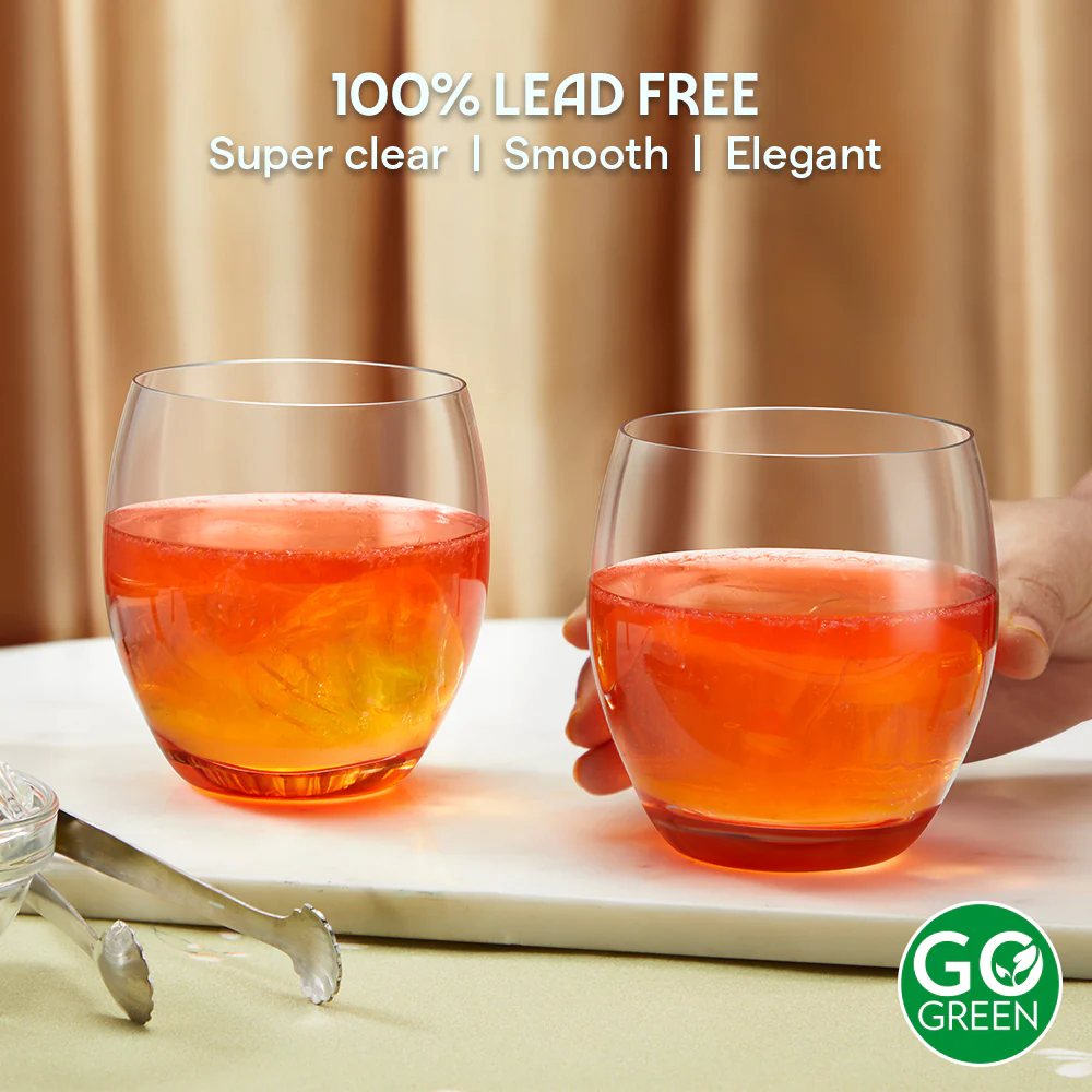 Bliss Glass Tumbler Set, Red - Image 5