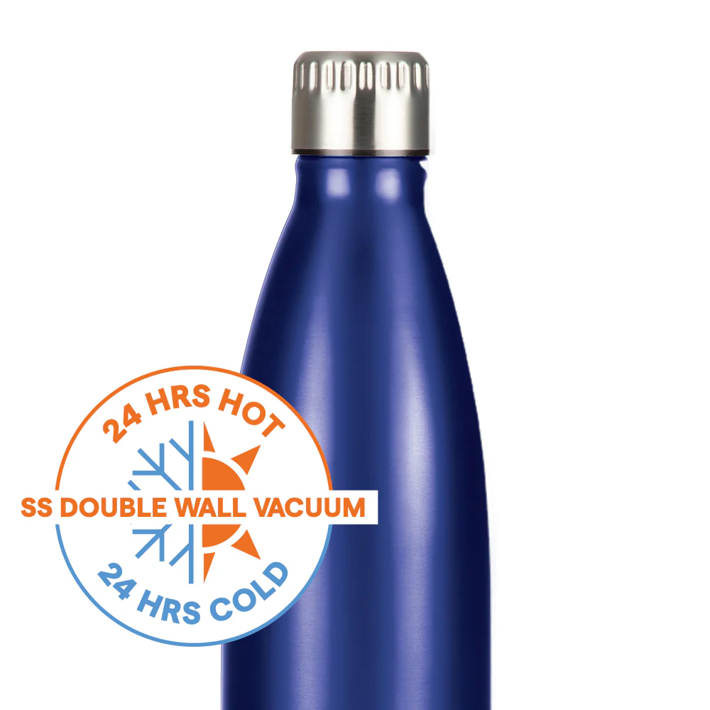 Bolt Trans Double Wall Bottle, Blue - Image 2