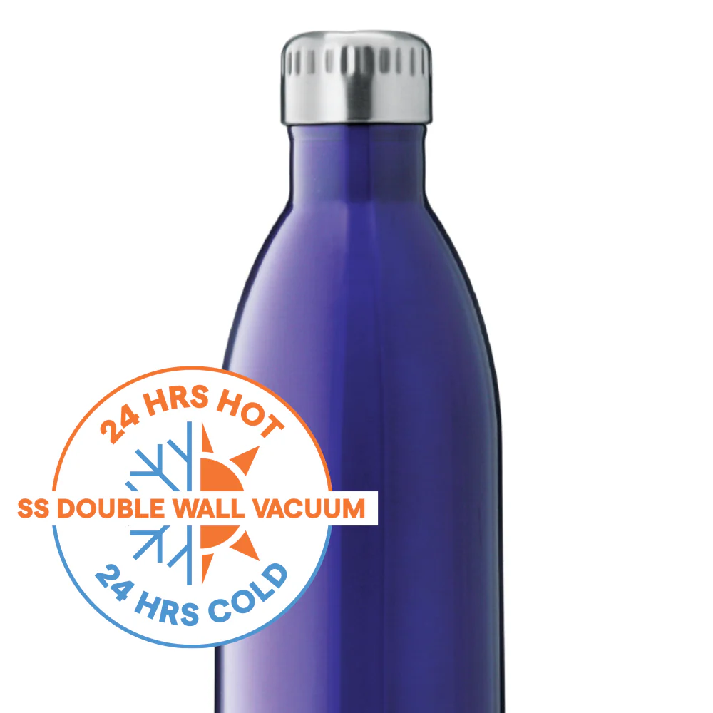 Bolt Trans Double Wall Bottle, Blue - Image 2