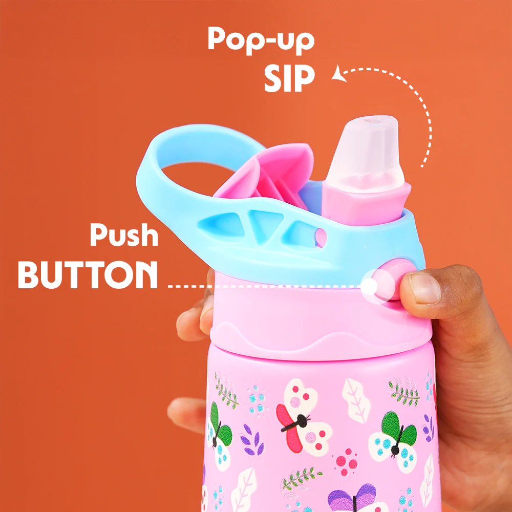 Butterfly Kids Sipper, Pink - Image 5
