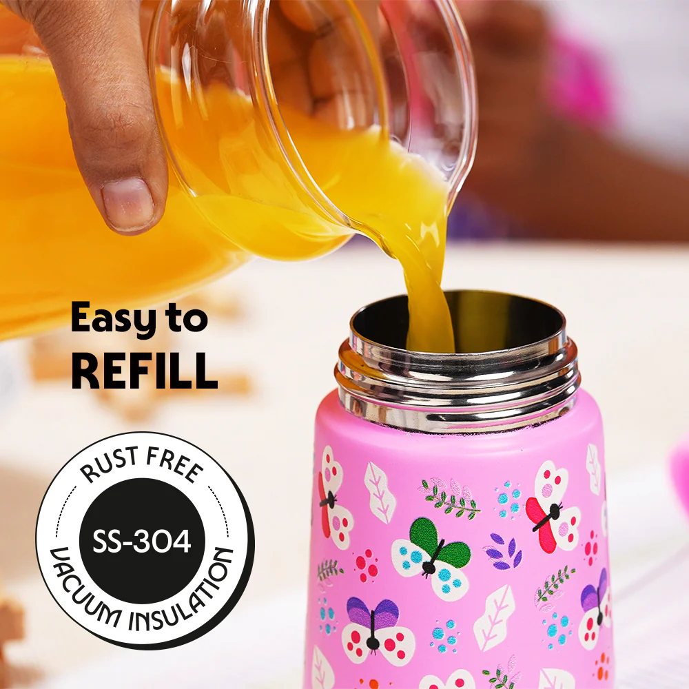 Butterfly Kids Sipper, Pink - Image 7