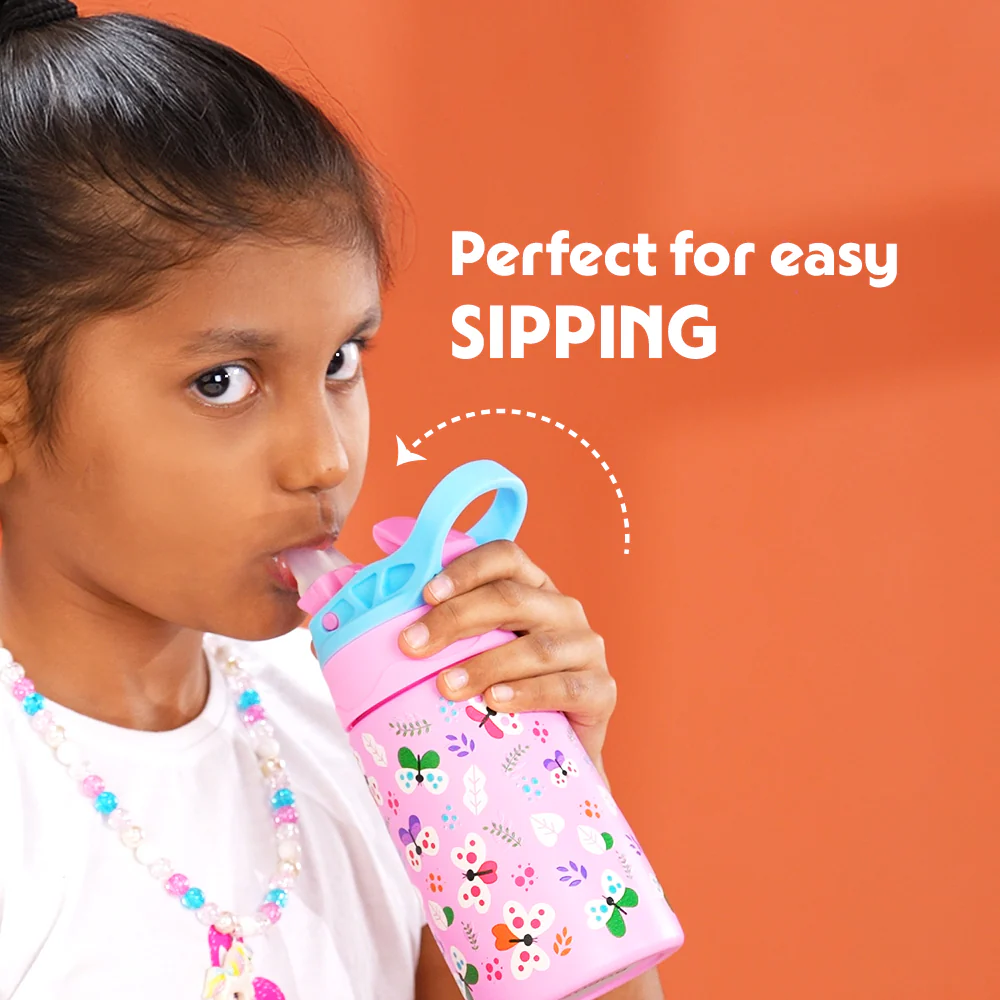 Butterfly Kids Sipper, Pink - Image 8