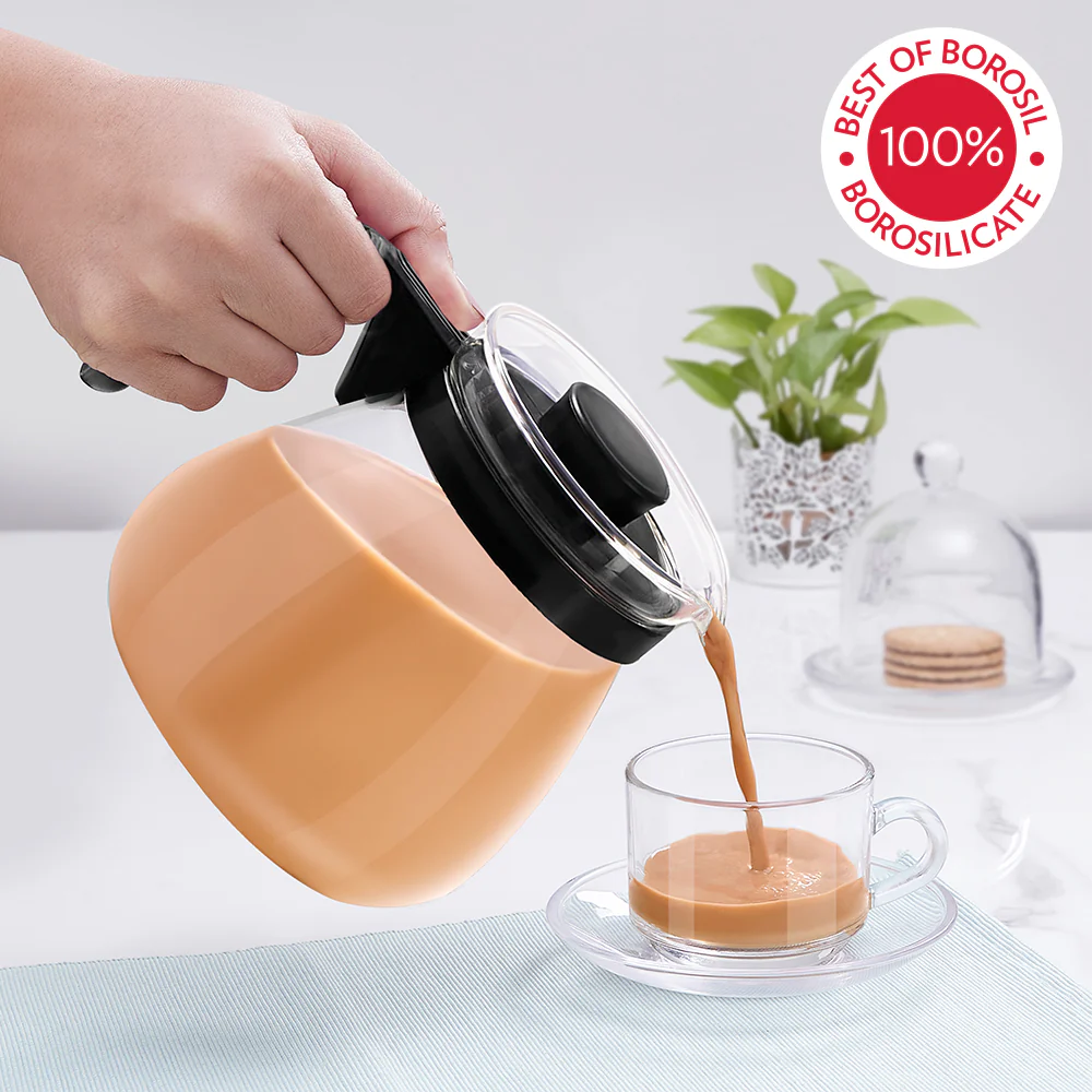 Borosil Carafe w In Lid Strainer, 1 L - Image 6