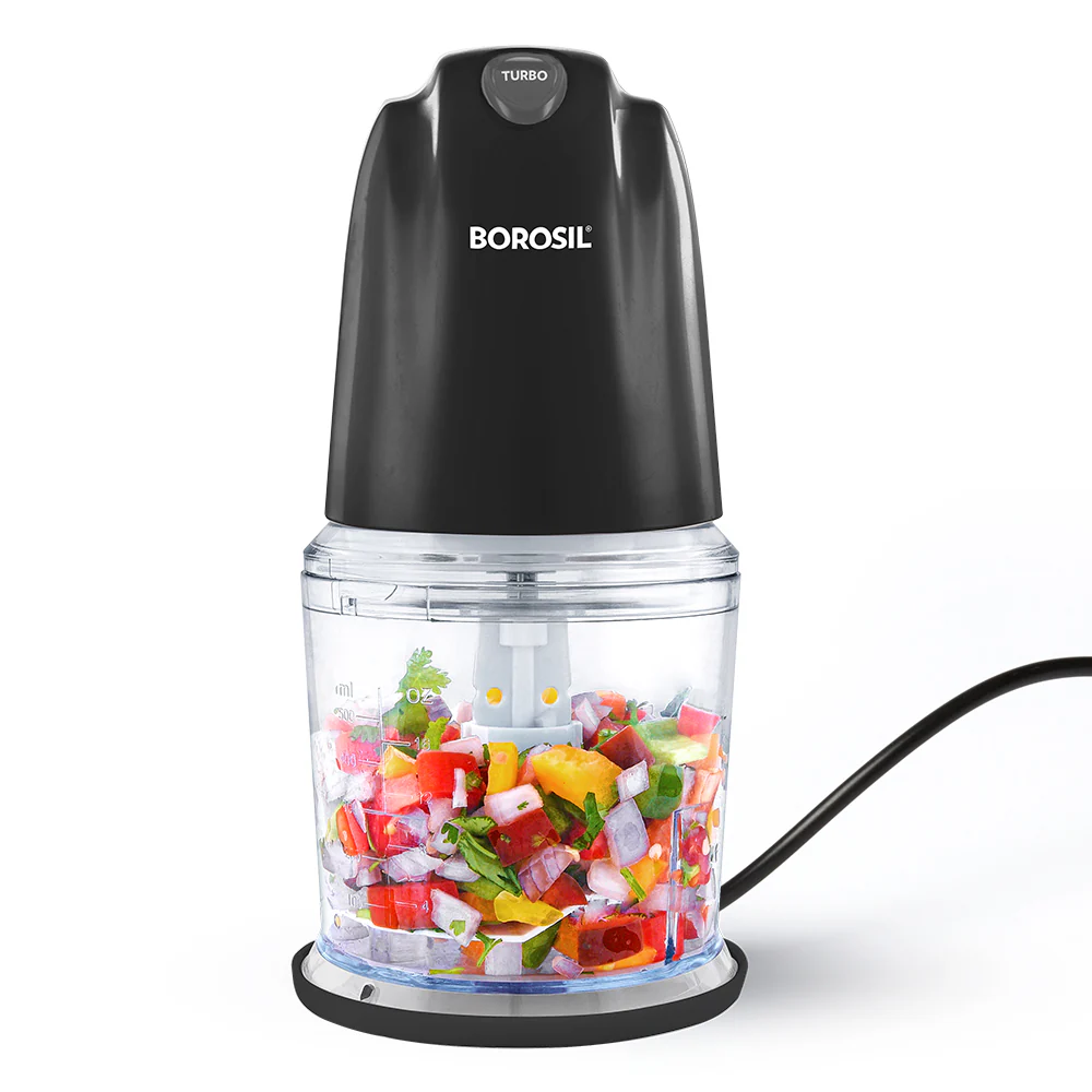 Chef Delite Electric Vegetable Chopper, Black - Image 2