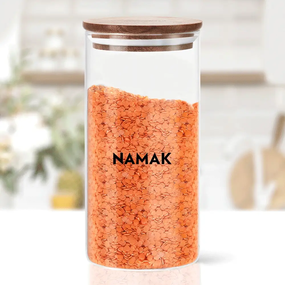 Classic Glass Jar with Wooden Lid, Personalise - Image 2