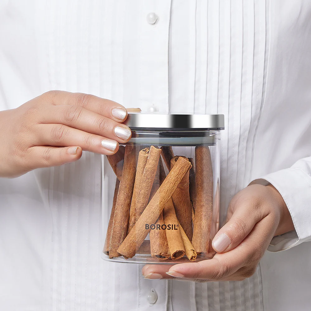 Classic Glass Jar with SS Lid, Personalise - Image 4