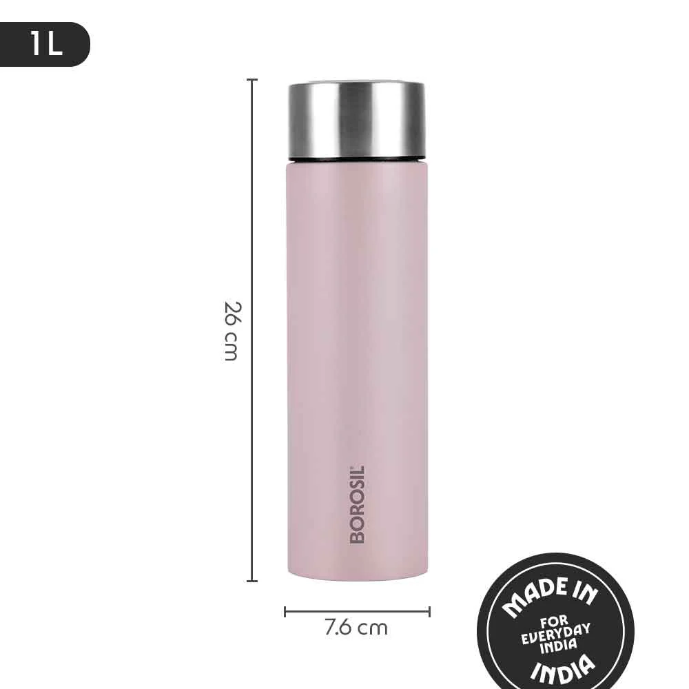 CoolSip Stainless Steel Single Wall Bottle, Lavender - Image 3