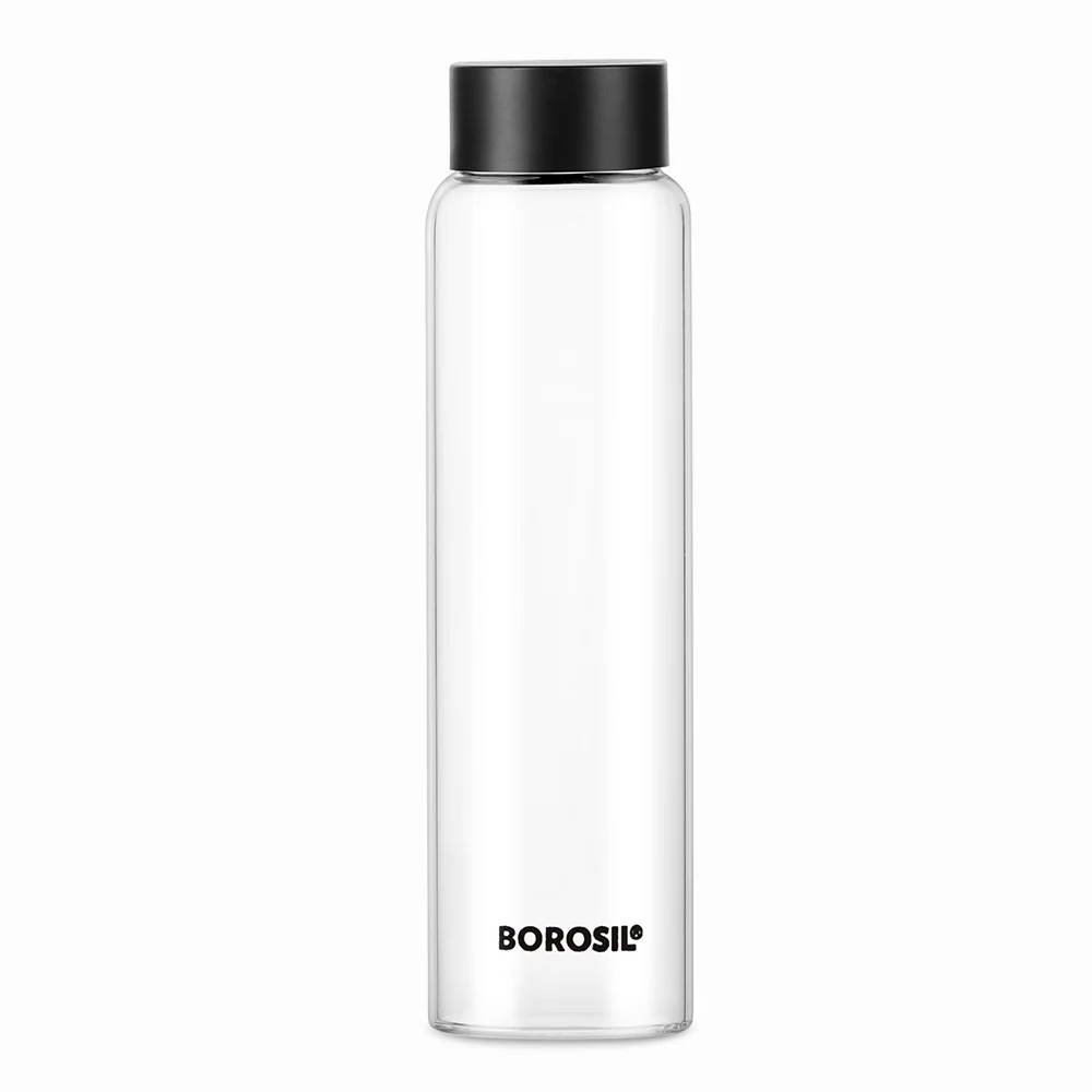 Crysto Wide Mouth Clear Glass Bottle - Image 2