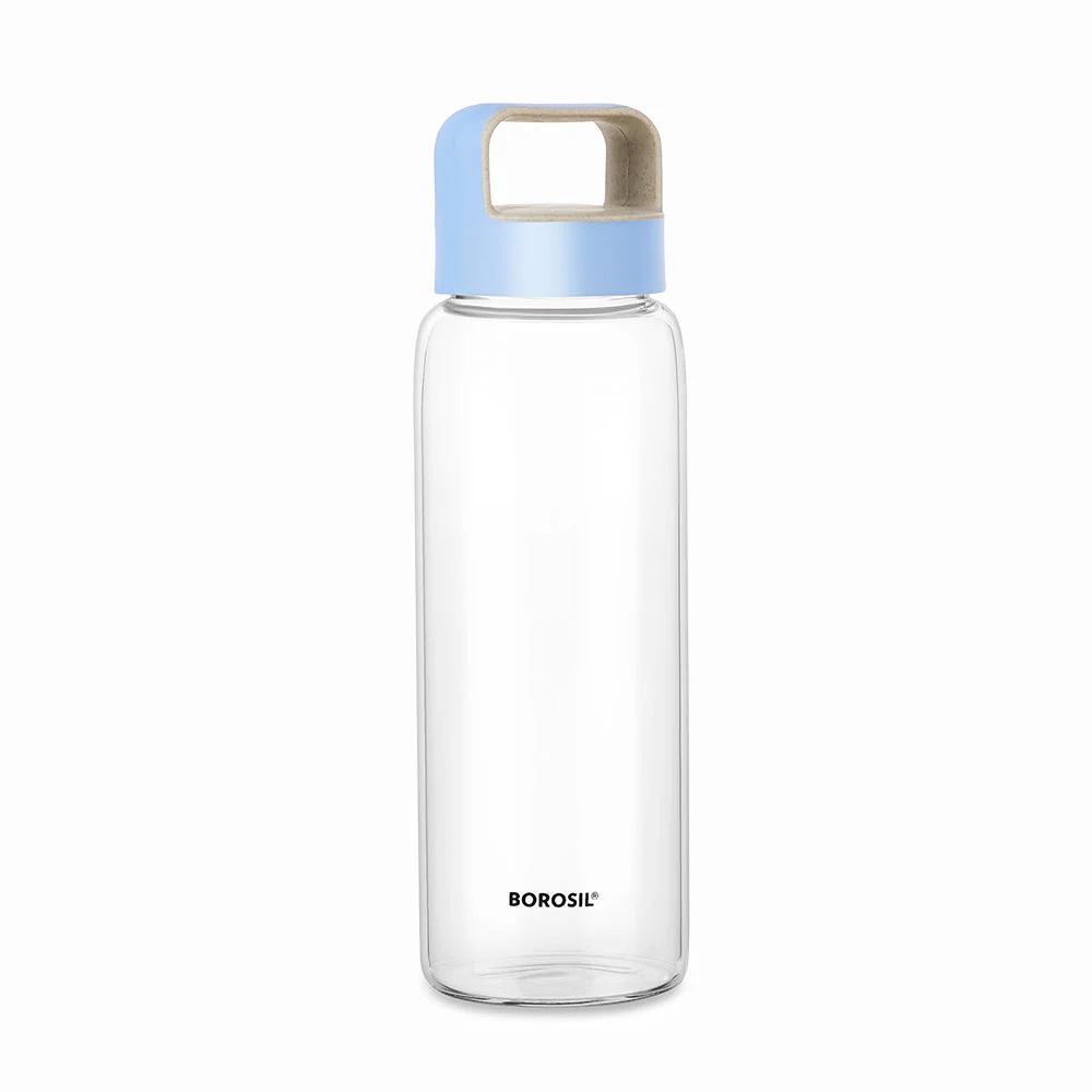 Personalised Crysto Wide Mouth Clear Glass Bottle - Image 3