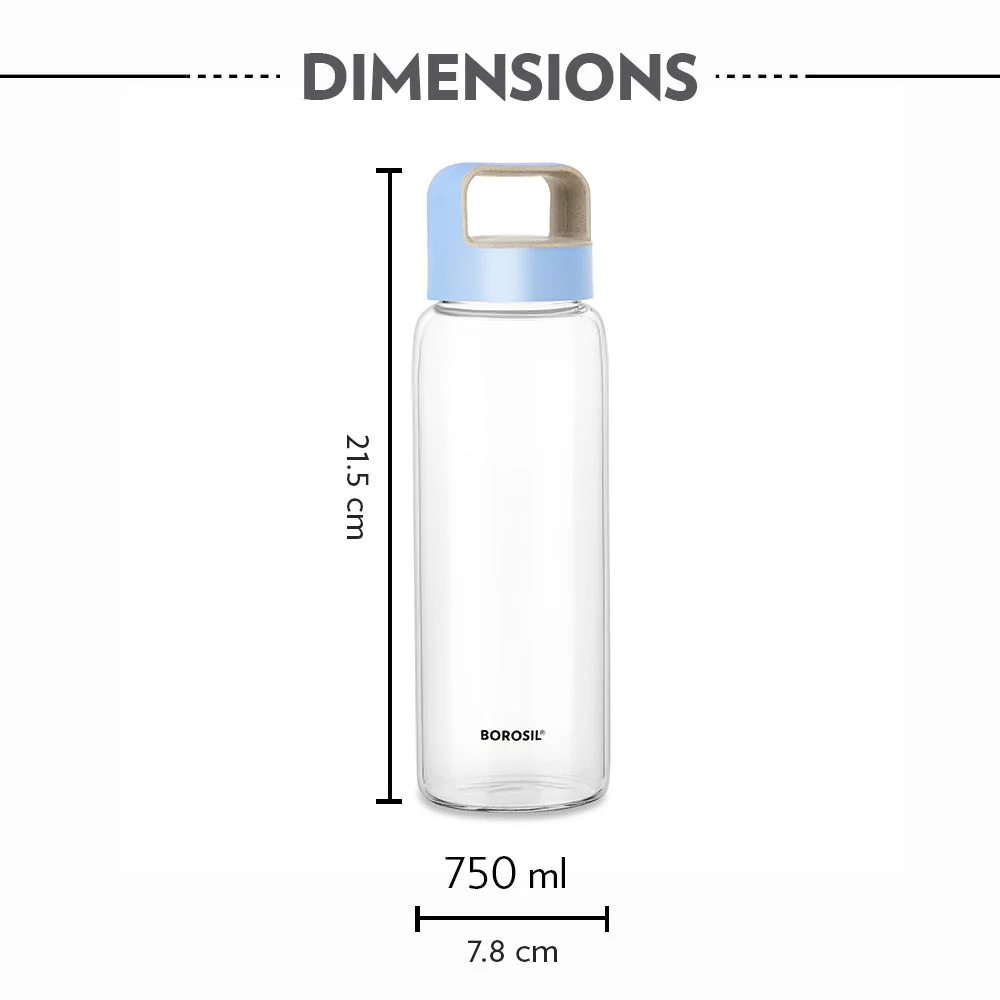 Personalised Crysto Wide Mouth Clear Glass Bottle - Image 4