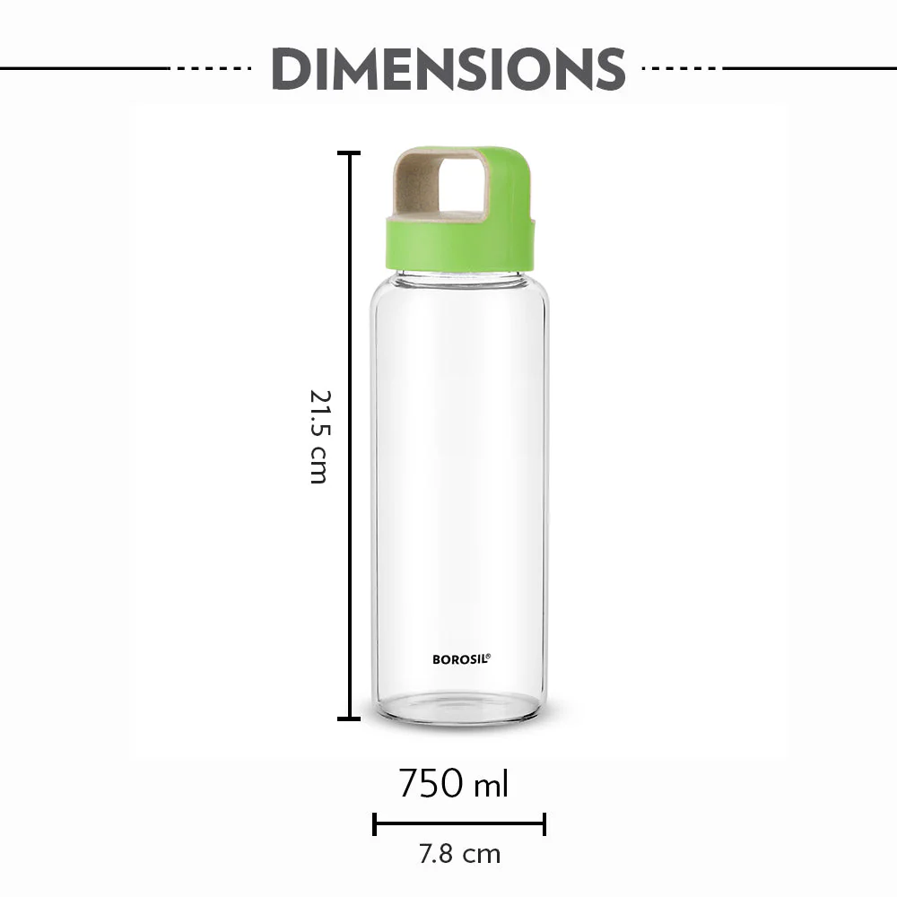 Personalised Crysto Wide Mouth Clear Glass Bottle - Image 4