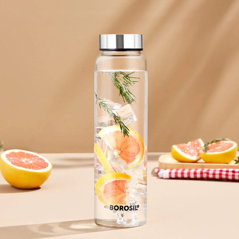 Personalised Crysto Clear Glass Bottle - Image 2