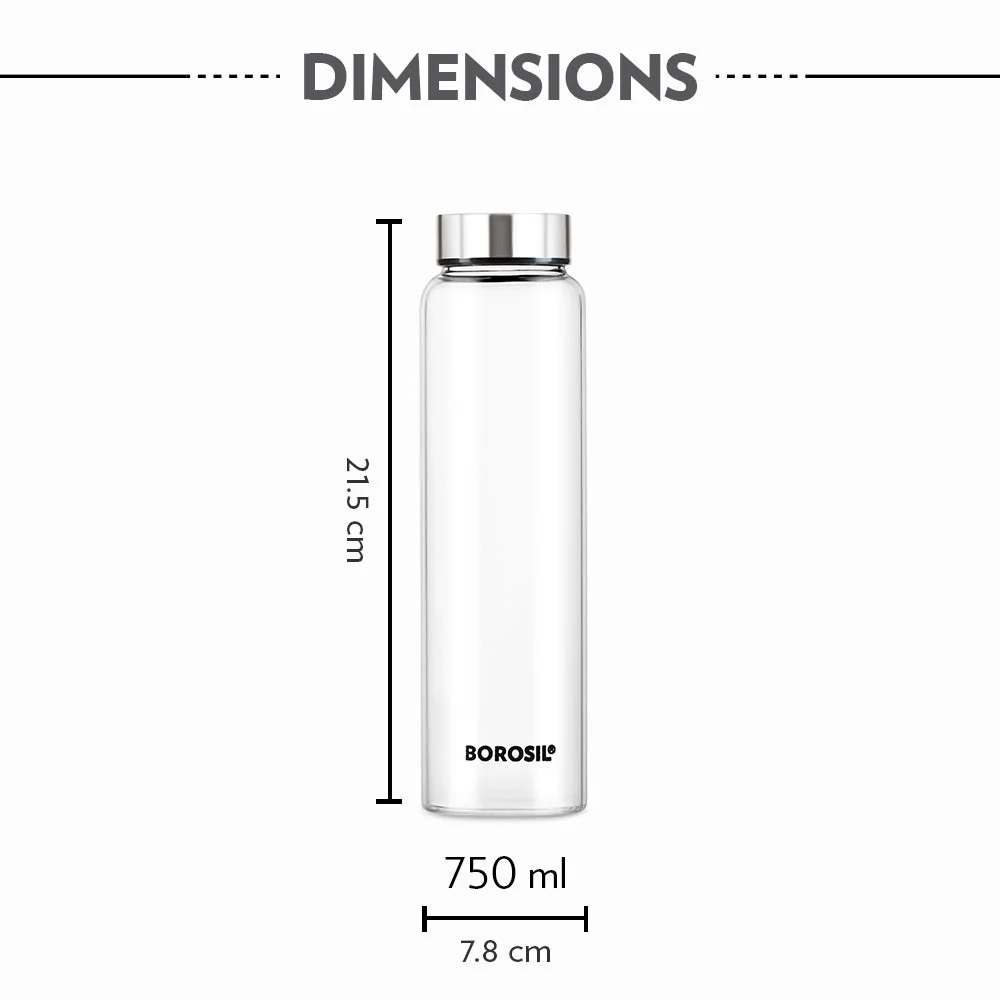 Personalised Crysto Clear Glass Bottle - Image 4