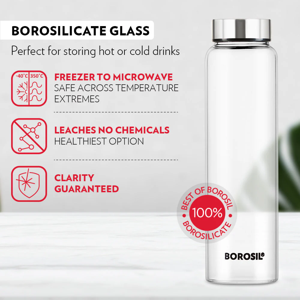 Personalised Crysto Wide Mouth Clear Glass Bottle - Image 9