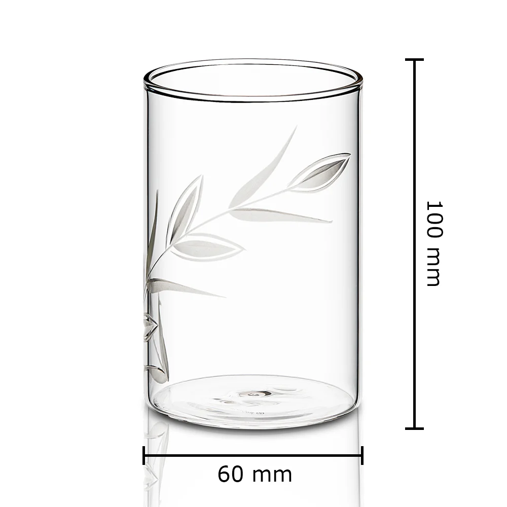 Borosil Cut Glass Creeper Large Set - Image 4
